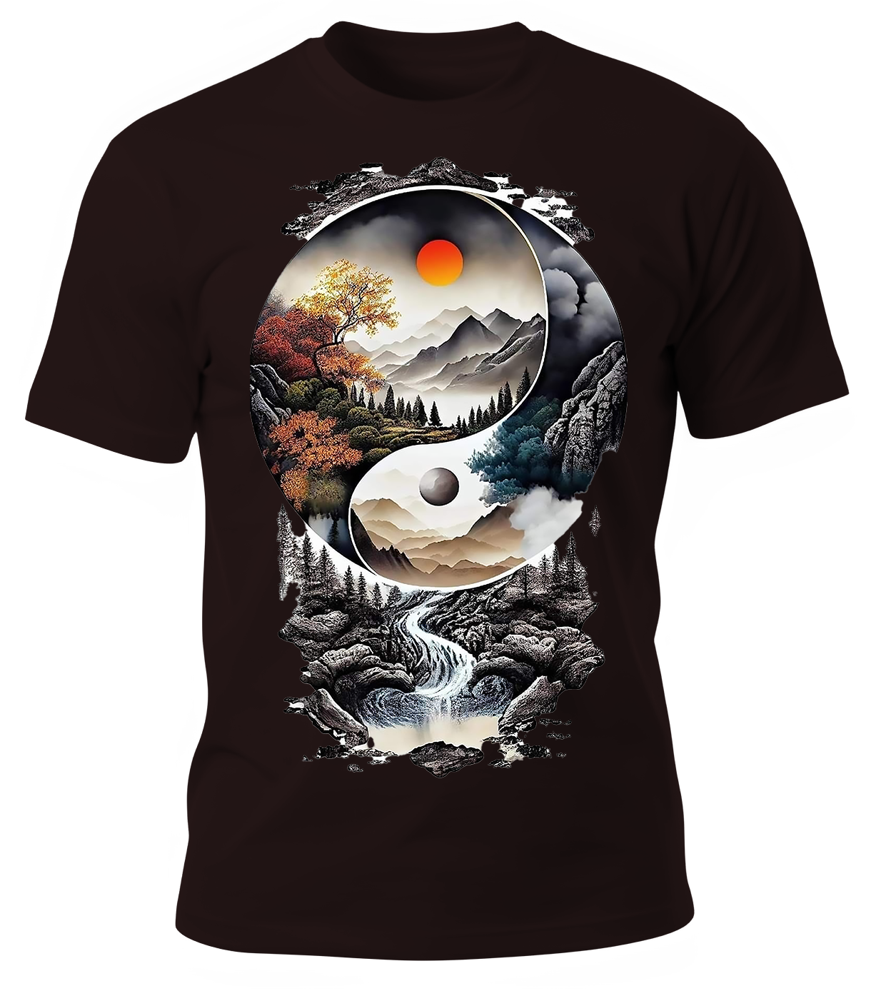 CAMISETA ANIMALES DE PODER “YINYANG”.