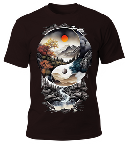 CAMISETA ANIMALES DE PODER “YINYANG”.